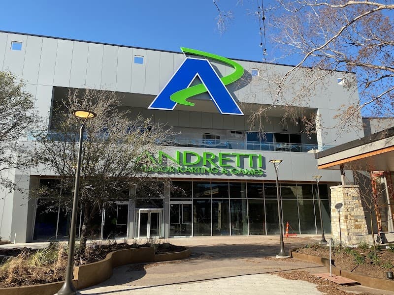 Interior view of Andretti Indoor Karting & Games The Colony bowling alley