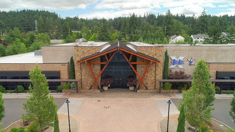 Interior view of Big Al's bowling alley