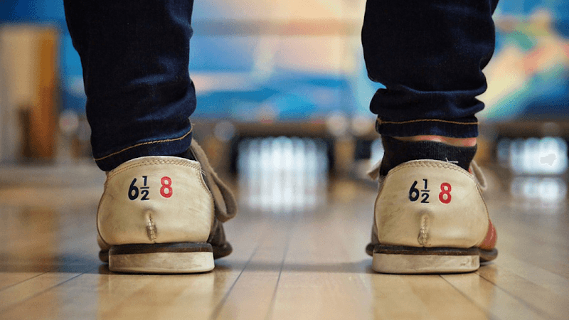 Interior view of Boulevard Bowl bowling alley