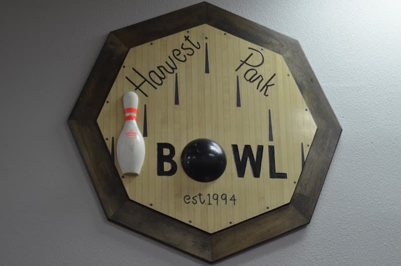 Interior view of Bowlero Brentwood bowling alley