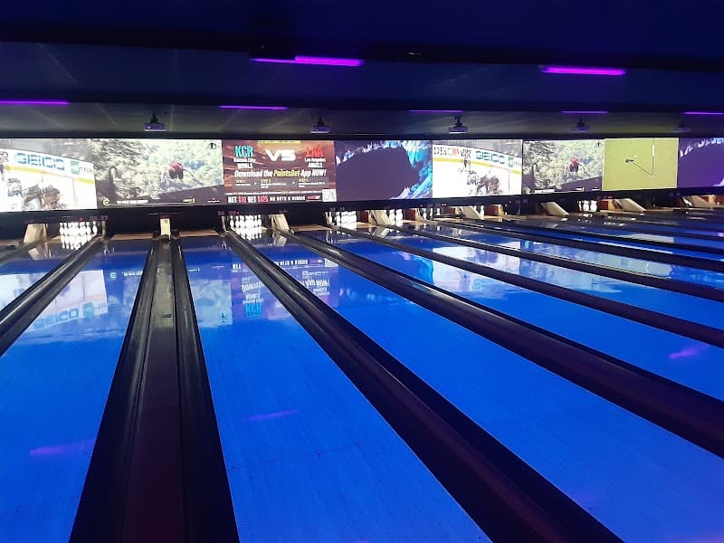 Interior view of Bowlero Heather Ridge bowling alley