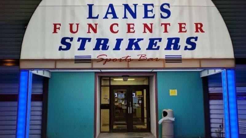 Interior view of Bowlero Lanes Fun Center/Zap Zone Laser Tag bowling alley