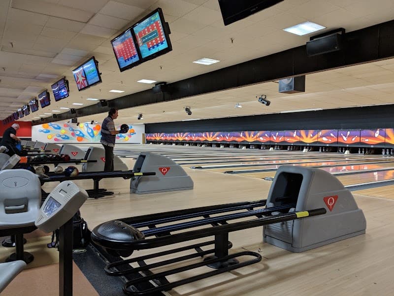 Interior view of Bowlero Littleton bowling alley