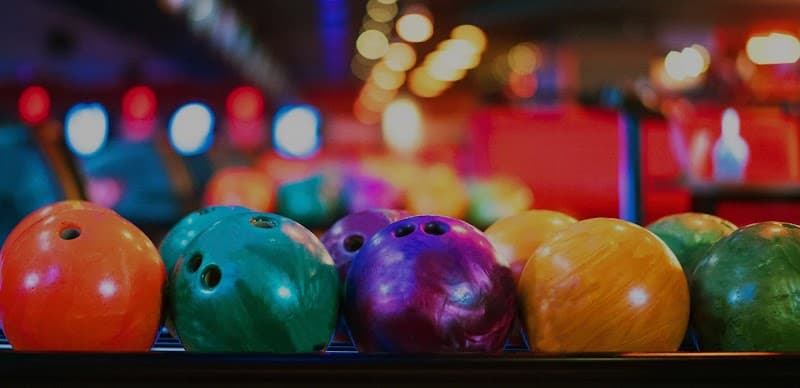 Interior view of Bowlero Promenade bowling alley