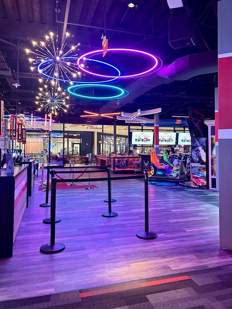 Interior view of Bowlero Valley Fair bowling alley