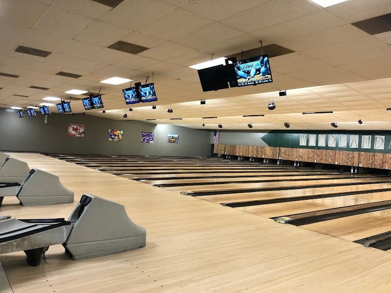 Interior view of Branson Bowling - Lanes, Grill, Arcade bowling alley