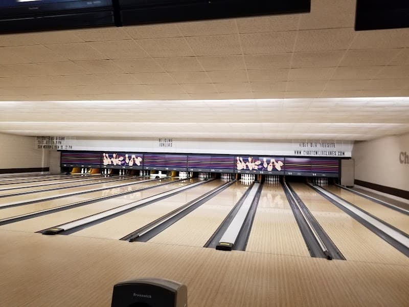Interior view of Char-Lanes Inc bowling alley