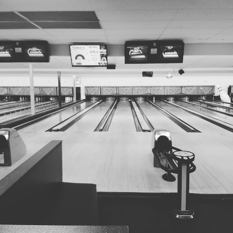 Interior view of Chipper's Lanes Horsetooth bowling alley