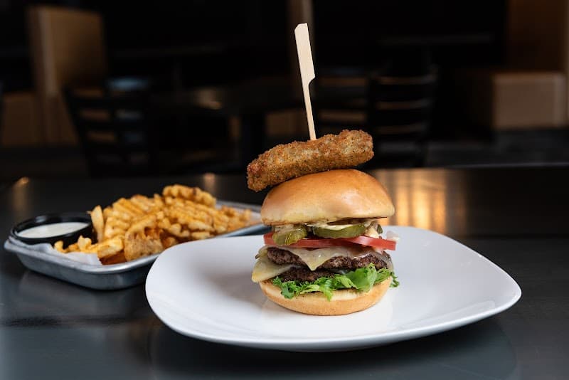 Interior view of Cinful Eats-Stumps Lanes bowling alley