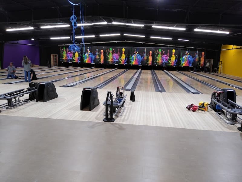 Interior view of Dalhart Bowl bowling alley
