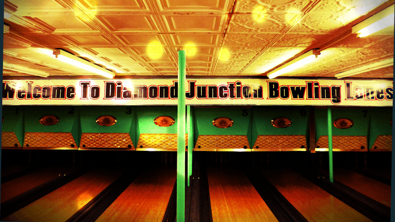 Interior view of Diamond Junction Bowling Lanes bowling alley