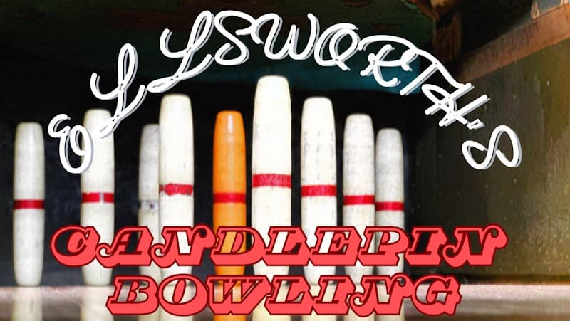 Interior view of Ellsworth’s Candlepin Bowling Alley bowling alley