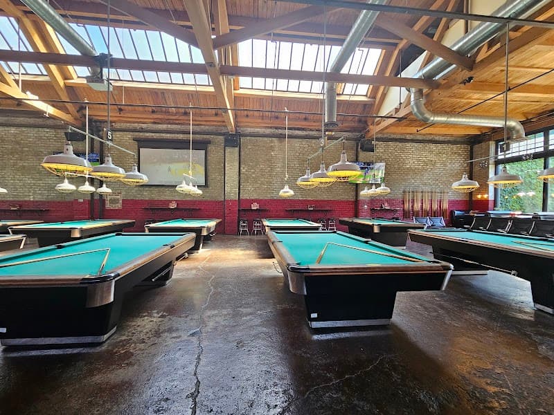 Interior view of Garage bowling alley