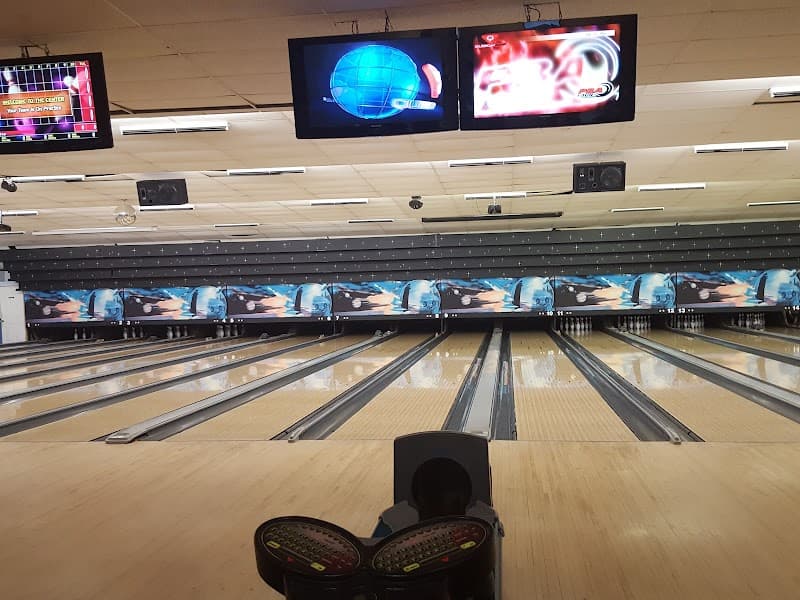 Interior view of Hometown Lanes bowling alley