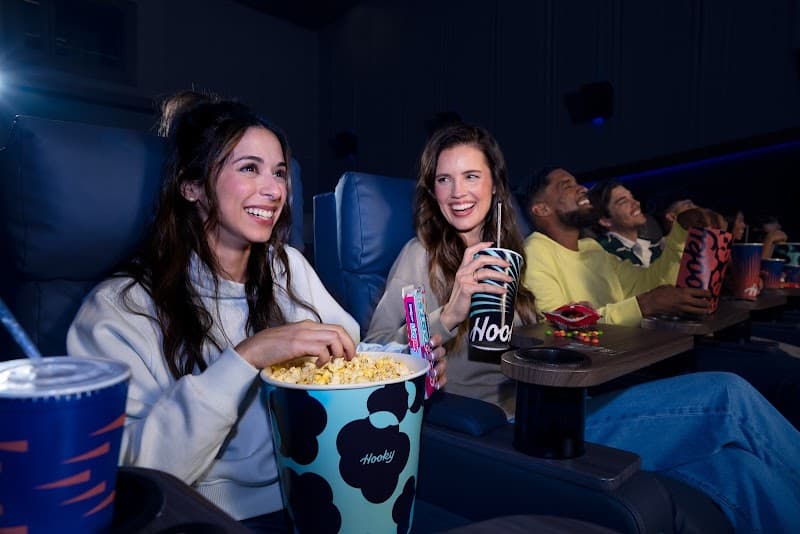 Interior view of Hooky Entertainment Delray bowling alley