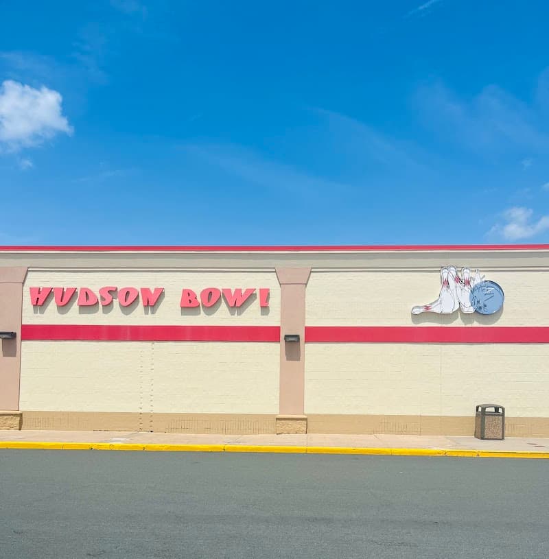 Interior view of Hudson Bowling Center Inc bowling alley