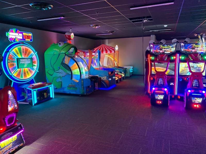 Interior view of Idle Hours South bowling alley