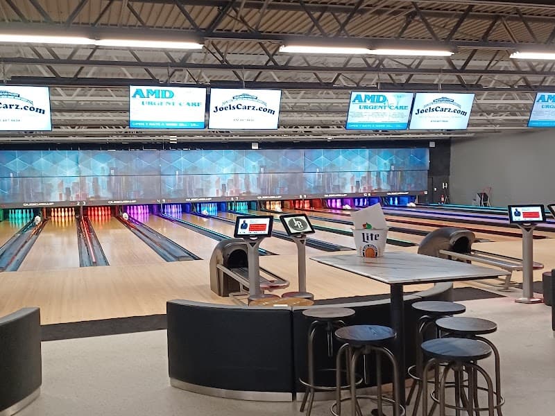 Interior view of Jacks Place / JP's bowling alley