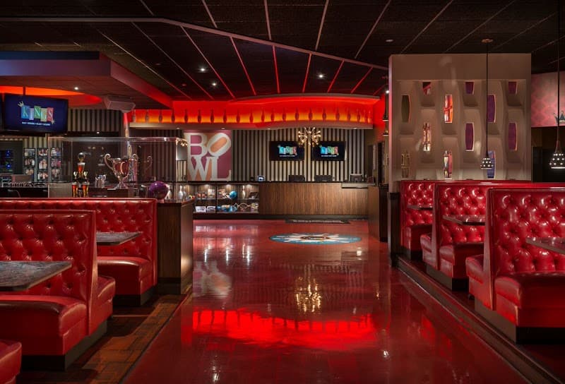 Interior view of Kings Dining & Entertainment bowling alley