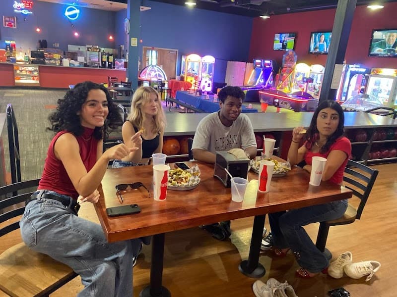 Interior view of Lake Wylie Pins N' Wins bowling alley