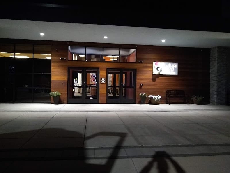 Interior view of Lefty's Alley & Eats bowling alley
