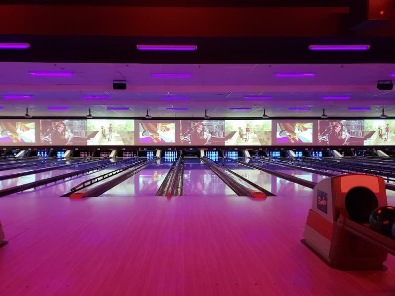 Interior view of Lucky Strike Chula Vista bowling alley