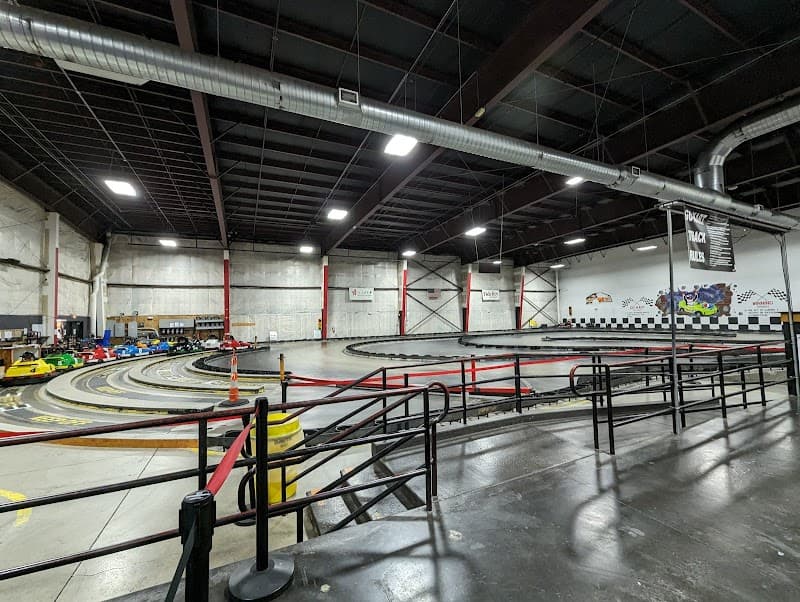 Interior view of Lucky Strike Wichita bowling alley