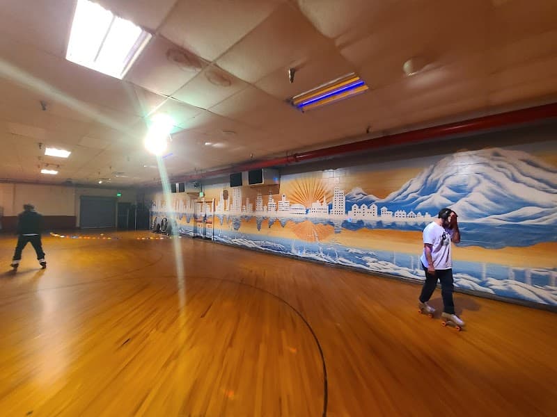 Interior view of Lynnwood Bowl & Skate bowling alley