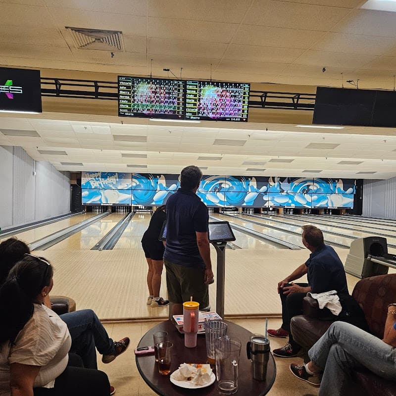 Interior view of MCRD Bowling Alley bowling alley