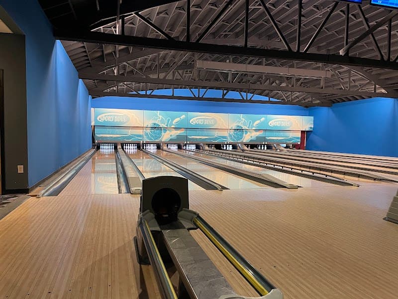 Interior view of Middleton Sport Bowl bowling alley