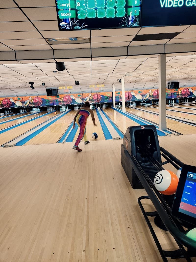 Interior view of Milford Bowling Lanes Inc bowling alley