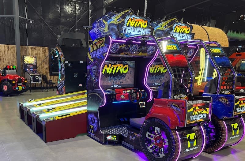 Interior view of Mountain Bowling bowling alley