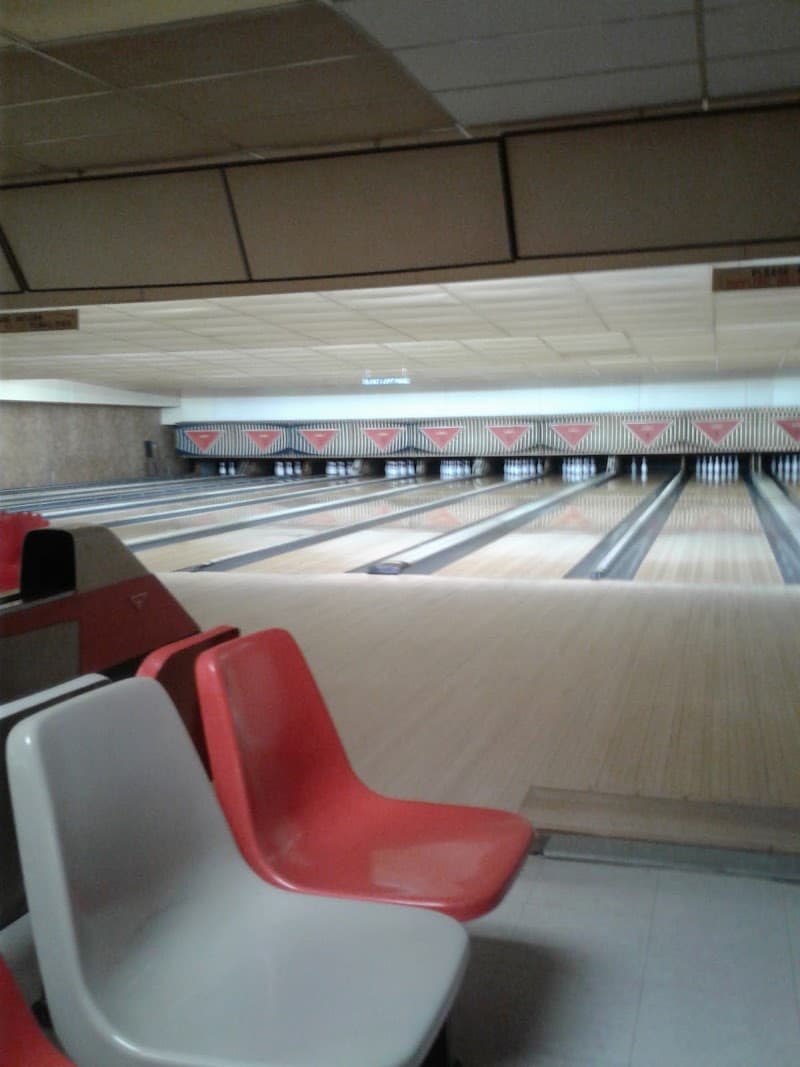 Interior view of Mt Joy Lanes bowling alley