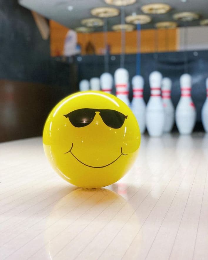 Interior view of Myrtle Beach Bowl bowling alley