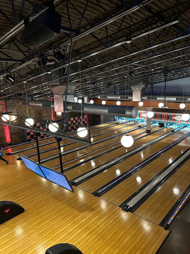 Interior view of North Bowl bowling alley