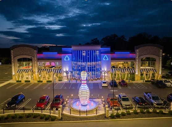 Interior view of Palmeras bowling alley