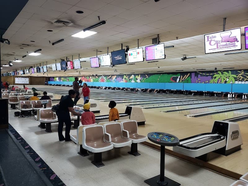 Interior view of Petro Bowl bowling alley