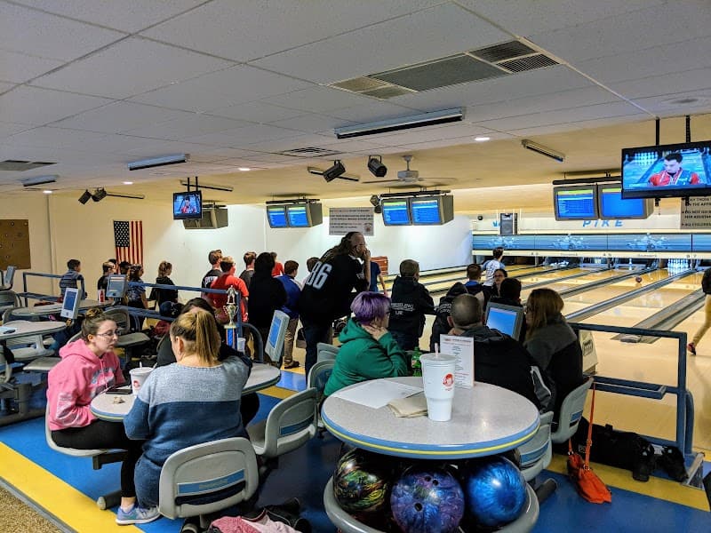 Interior view of Pike Lanes Bowling Inc bowling alley