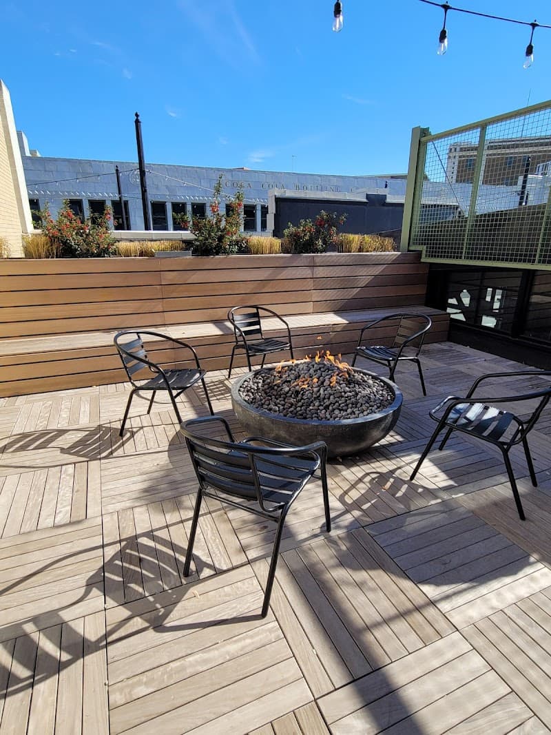 Interior view of Pins Mechanical Co. bowling alley