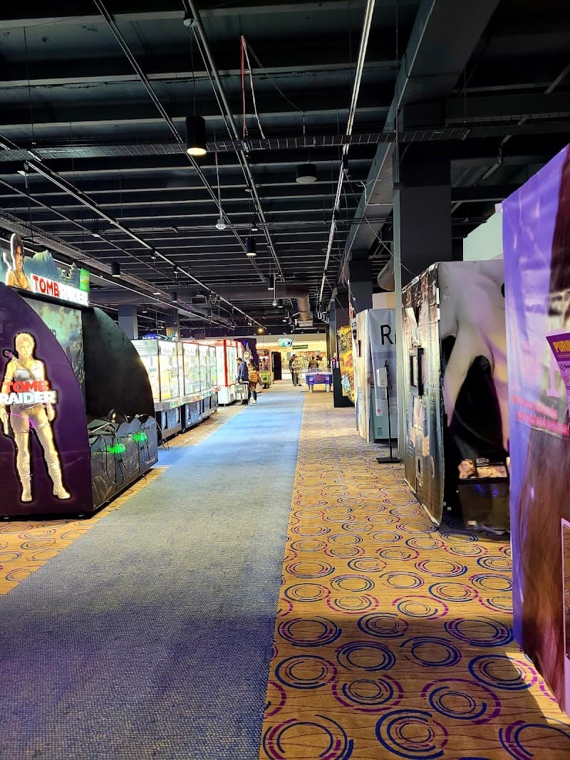 Interior view of Round1 Bowling & Arcade Coronado Center bowling alley
