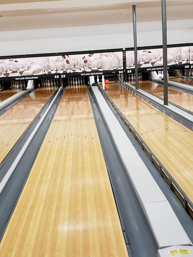 Interior view of Rutland Bowlerama Inc. bowling alley