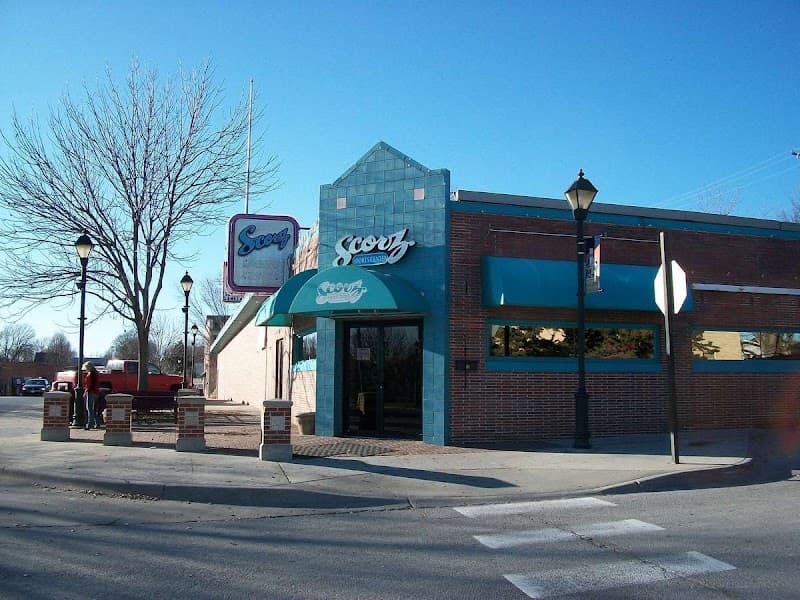 Interior view of Scorz Sports Center bowling alley