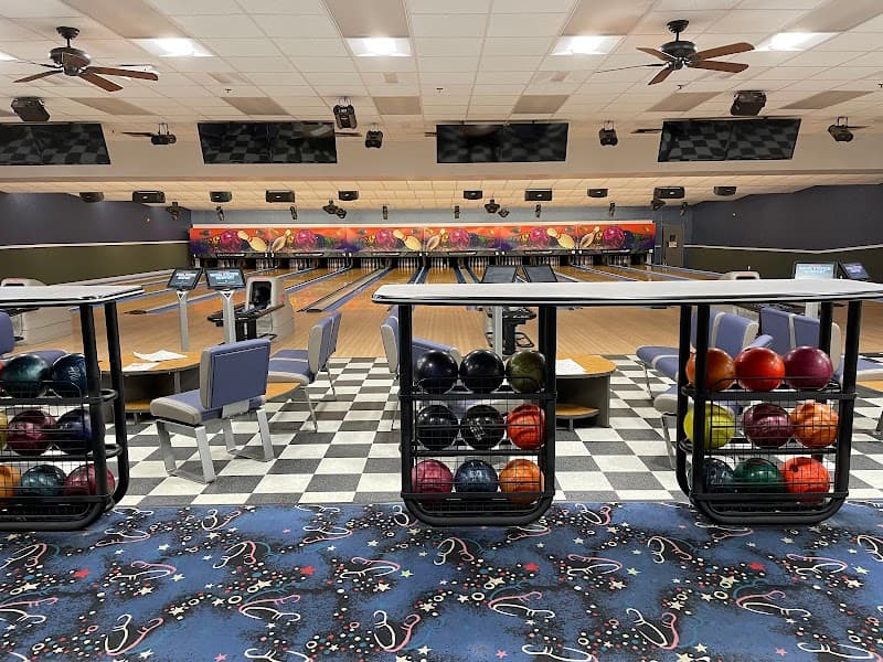 Interior view of Seaview Lanes Bowling Center - ON US MILITARY BASE bowling alley