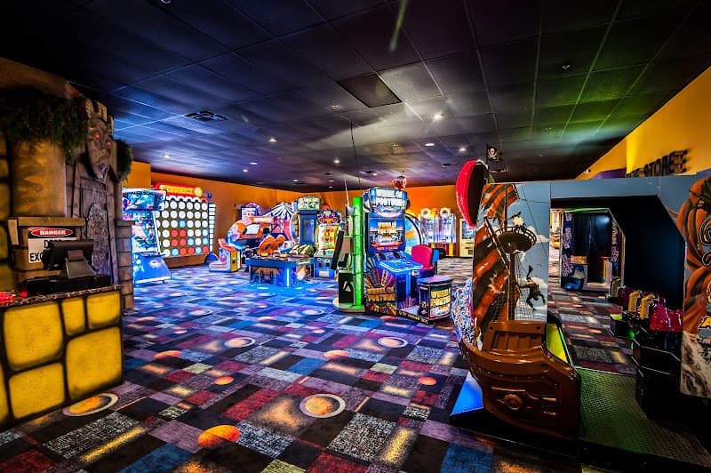 Interior view of Spare Time Bristol bowling alley