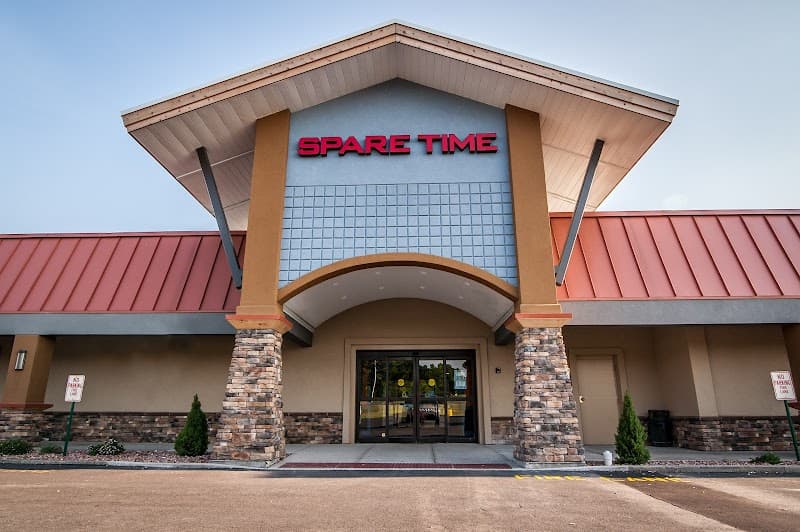 Interior view of Spare Time Clifton Park bowling alley