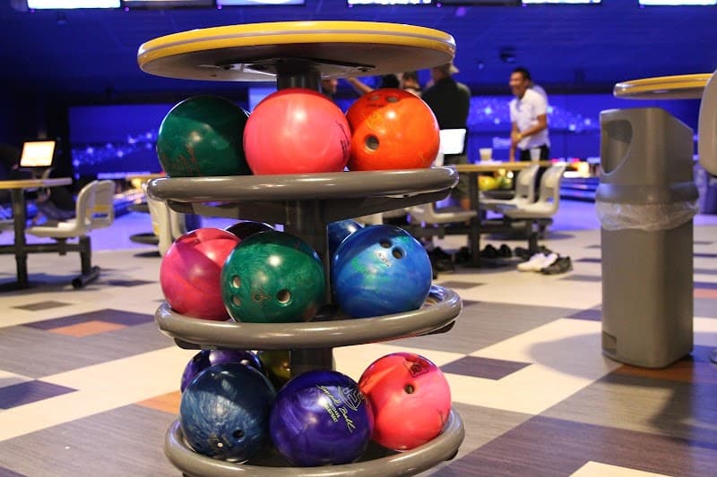 Interior view of Starlight Bowling Center bowling alley