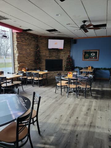 Interior view of Sussex Bowl bowling alley