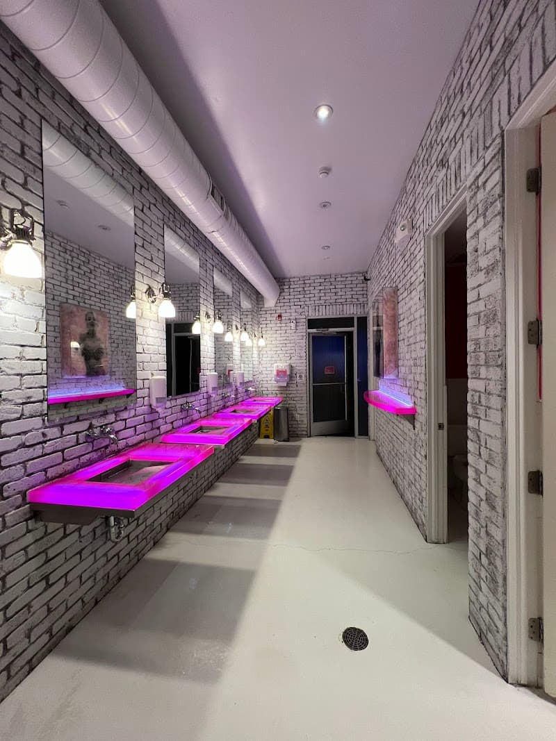 Interior view of The Foundry Cinema & Bowl bowling alley