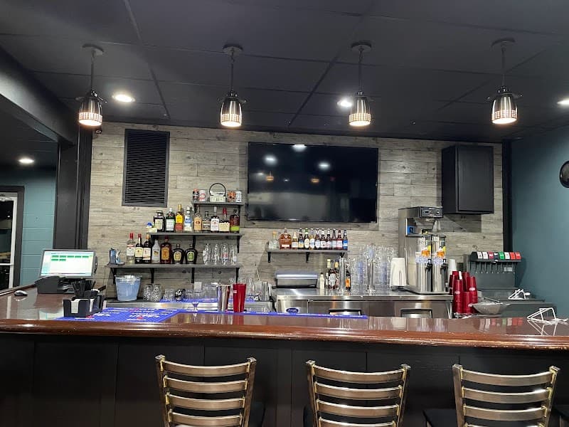 Interior view of The Lanes at El Bowl bowling alley