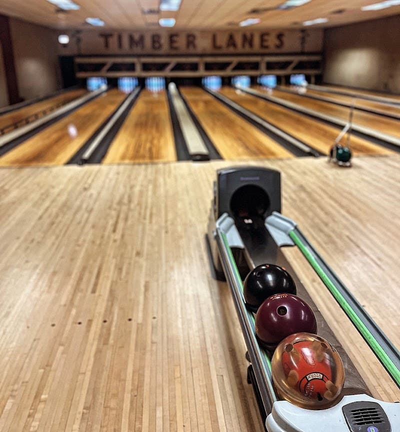 Interior view of Timber Lanes Bowling Alley bowling alley